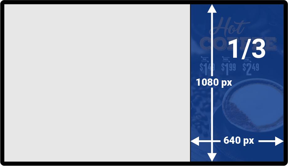 [en] One-Third screen: Landscape Column
