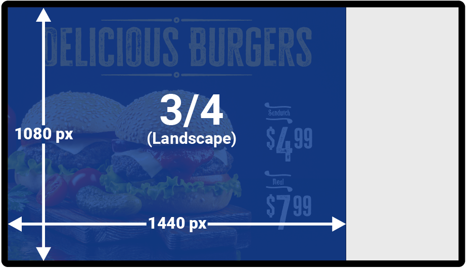 [en] Three-Quarter screen: Landscape Column