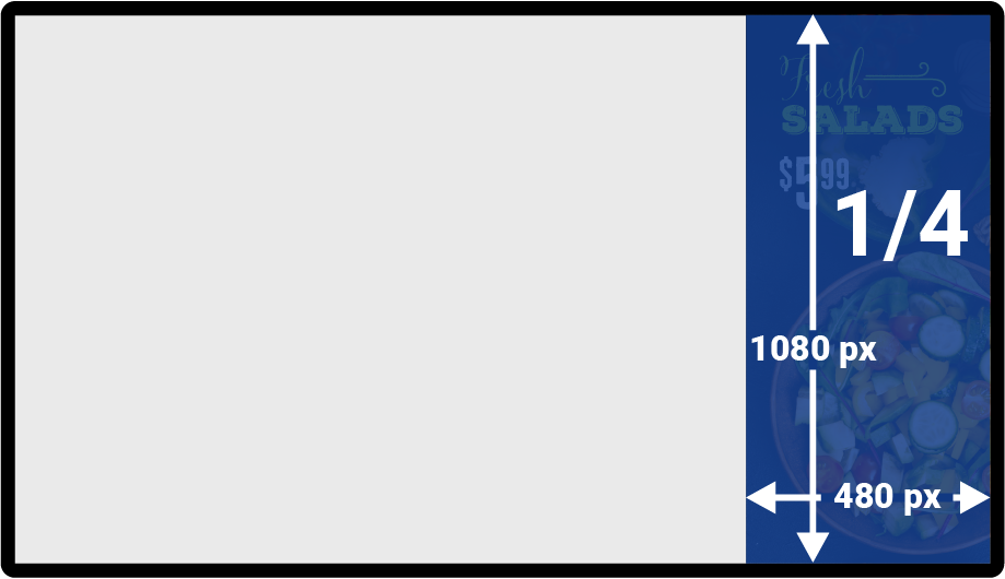 [en] One-Quarter screen: Column